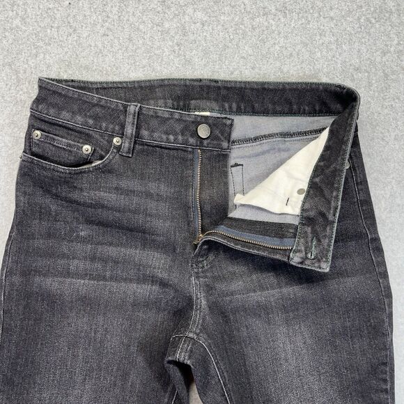 L.L. Bean BeanFlex Jeans Women’s 12R Black Skinny Leg Favorite Fit Denim - Picture 6 of 16